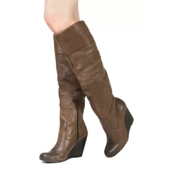 Jessica Simpson Shoes - JESSICA SIMPSON Slouchy Knee High Wedge Boots